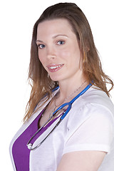 Image showing Attractive Female Doctor Looking at the Camera