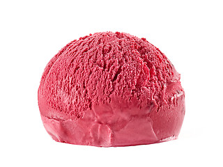 Image showing red cherry ice cream 