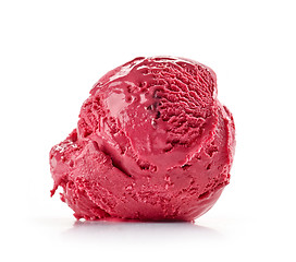 Image showing red cherry ice cream 