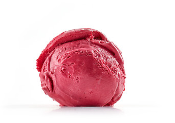 Image showing red cherry ice cream 