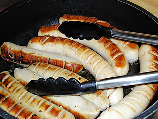 Image showing Fried Bratwurst