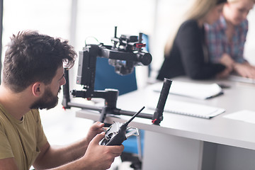 Image showing videographer at work