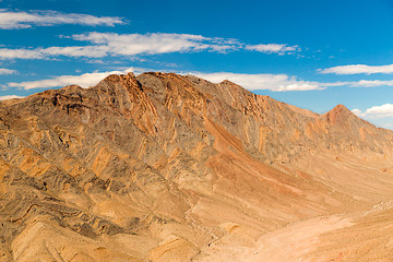 Image showing aerial view of grand canyon from helicopter