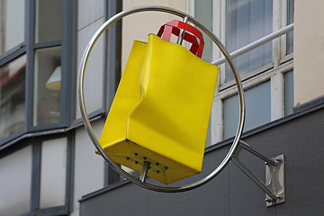 Image showing Yellow Shopping Bag