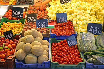 Image showing Produce in Crates