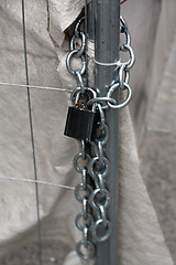 Image showing Chained Fence