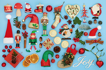 Image showing Symbols of Christmas