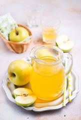 Image showing apple juice in jug