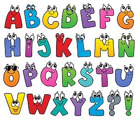 Image showing Cartoon alphabet topic image 1