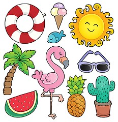 Image showing Summer theme collection 1