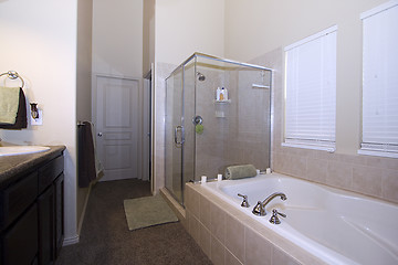 Image showing Close up picture of a Bathroom Interior