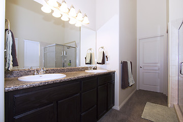 Image showing Close up picture of a Bathroom Interior