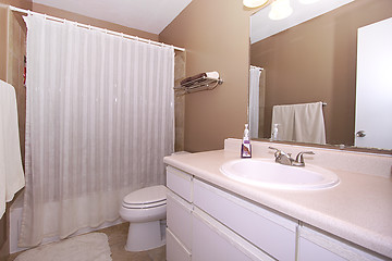 Image showing Close up picture of a Bathroom Interior