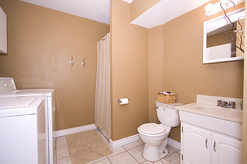 Image showing Close up picture of a Bathroom Interior