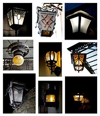 Image showing Collection of Street Lanterns