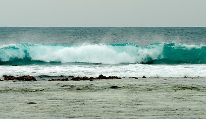 Image showing Splashing Ocean Waves