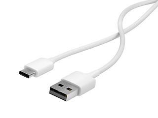 Image showing USB-A and USB-c cables