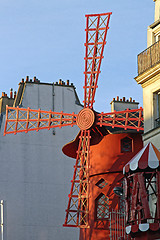 Image showing Moulin Rouge Windmill