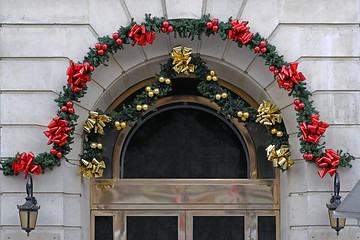 Image showing Christmas Arch Door