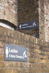 Image showing Ladies Toilet Sign