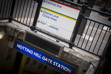 Image showing Notting Hill Gate