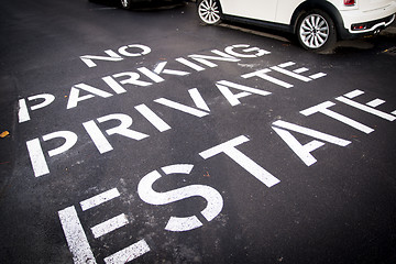 Image showing Private Parking