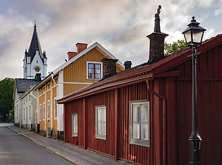 Image showing Nora, Sweden. Sunny day in the city, summer