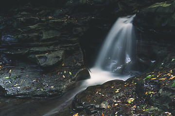 Image showing Flowing mountain stream