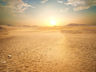 Image showing Sandy desert in Egypt