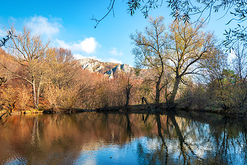 Image showing Beautiful calm lake