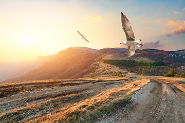 Image showing Autumn mountains of Crimea