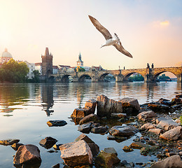 Image showing Charles Bridge in Prague