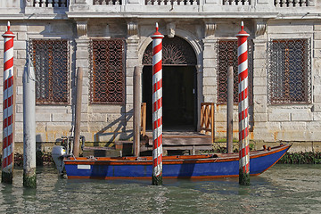 Image showing Moored Boat