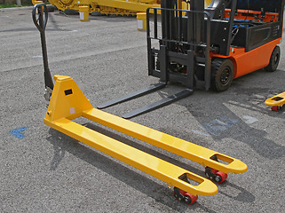 Image showing Long Pallet Jack