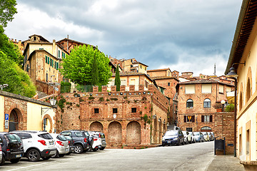 Image showing View of historic city Siena, Italy