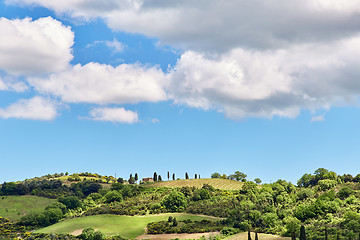 Image showing Tuscany landscape, Toscana, Italy