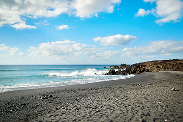 Image showing Beautiful landscape of Lanzarote Island