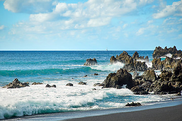 Image showing Beautiful landscape of Lanzarote Island