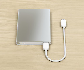 Image showing Power bank with usb-c cable