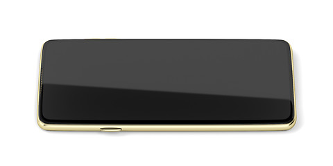 Image showing Gold smartphone