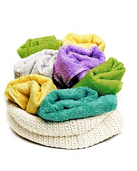 Image showing Colorful Terry Towels