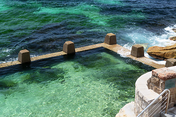 Image showing Swimmer in Ross Jones Pool, Coogee