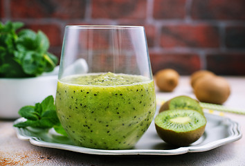 Image showing kiwi smoothie