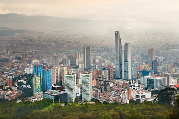 Image showing Bogota, Colombia cloudy day