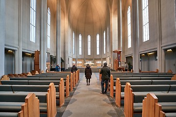 Image showing Modern Cathedral Interior