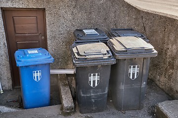 Image showing Dust bin containers