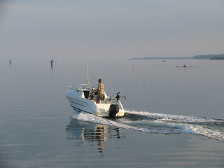 Image showing Trolling boat