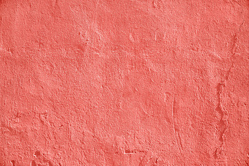 Image showing stone wall texture in living coral color