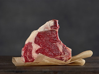 Image showing fresh raw beef steak meat