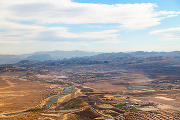 Image showing panorama of las vegas city in nevada